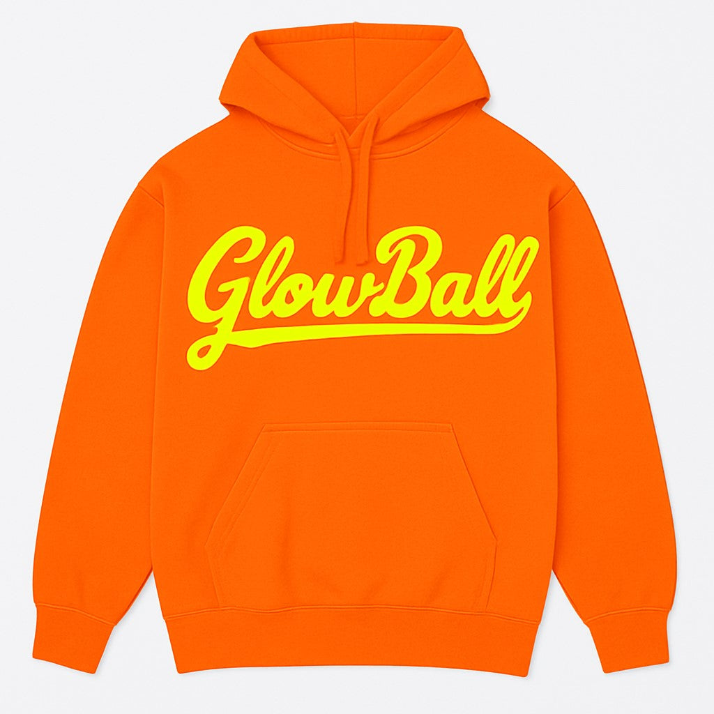 GLOWBALL HOODIE - NEON ORANGE